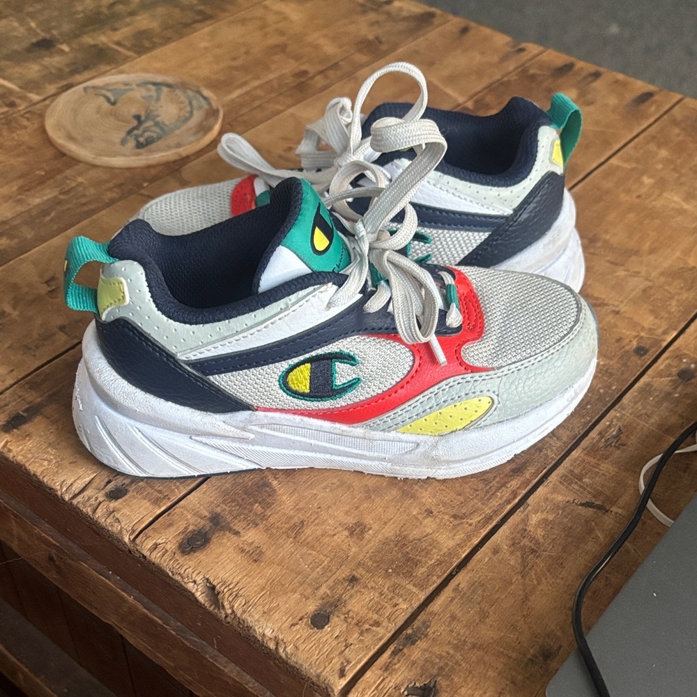 Champion Kids' Red, Yellow, and Green Sneakers